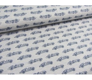 Jersey Autos Rennauto blau meliert